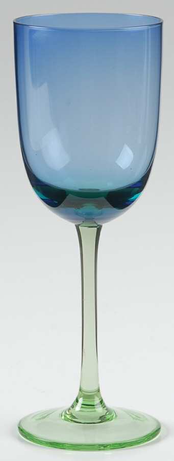 Festival Blue Green Wine Glass by Block-1