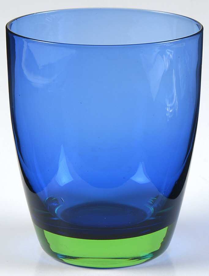 Festival Blue Green Double Old Fashioned by Block-1