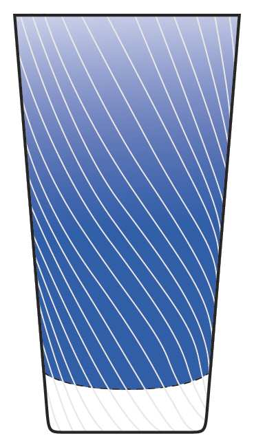 Laser Blueberry Highball Glass by Block-1