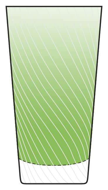 Laser Lime Highball Glass by Block-1