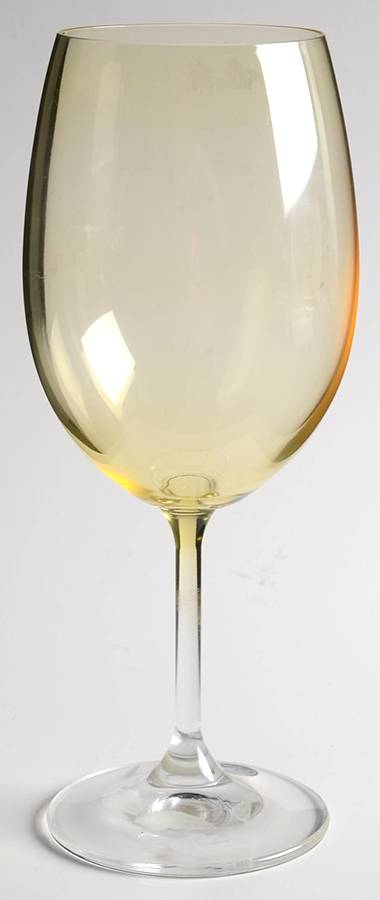 Plaza Amber Water Goblet by Block-1