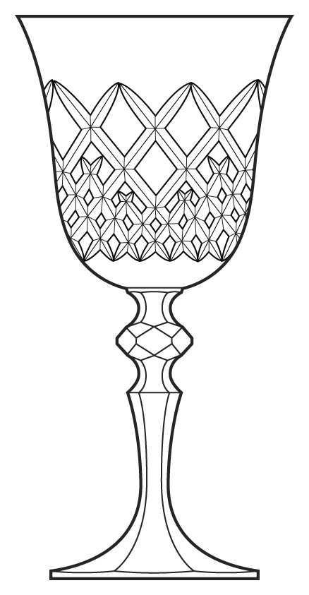 BOC18 Water Goblet by Bohemia Crystal-Crystalex-1