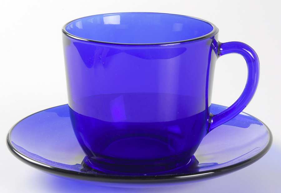 Rondo Sapphire Cup & Saucer Set by Bormioli Rocco-1