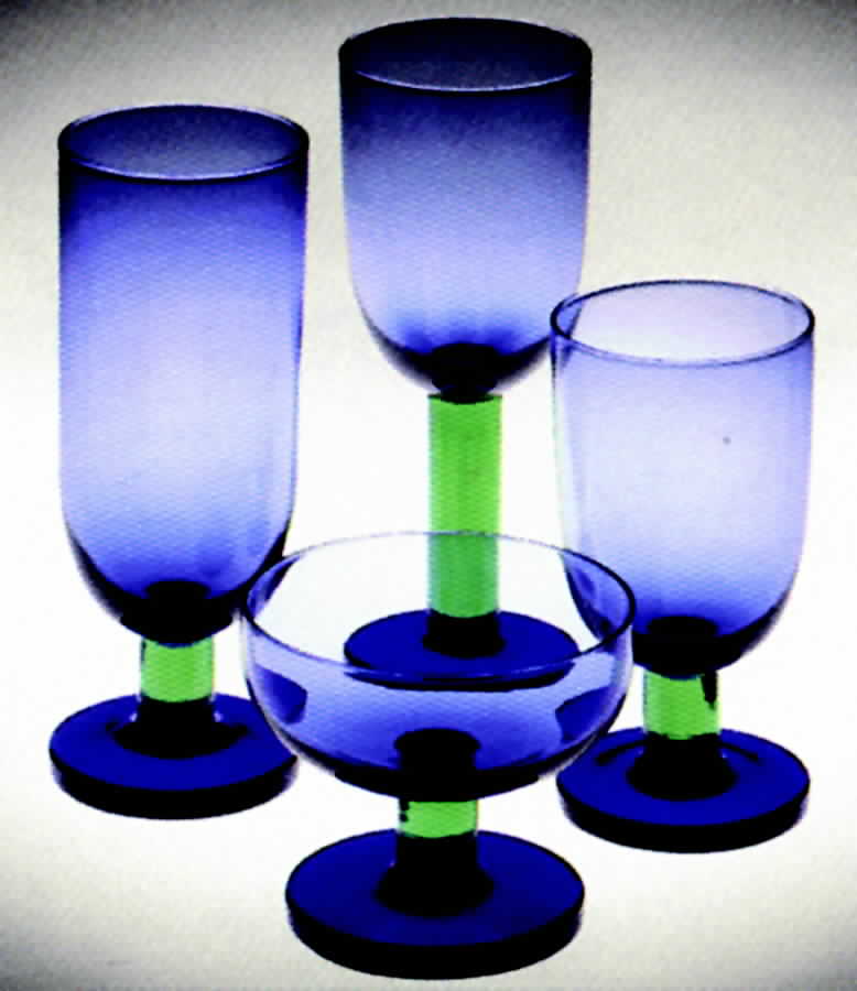 Montana Cobalt Water Goblet by Block-1