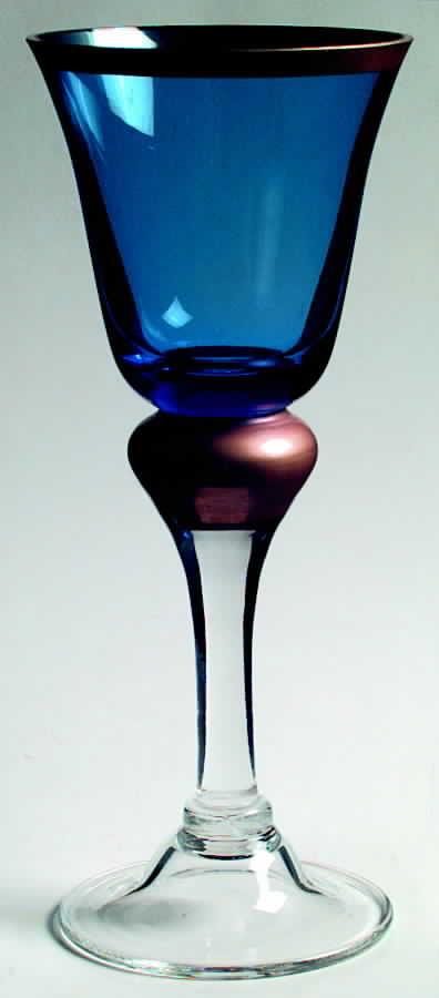 Vintage Sapphire Water Goblet by Block-1