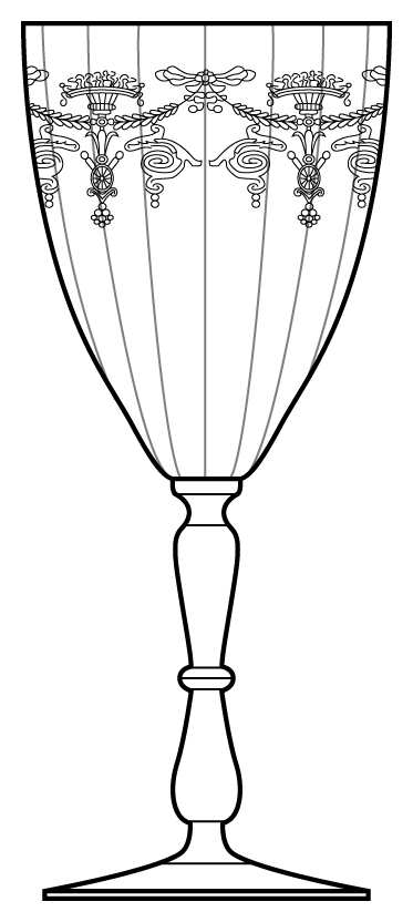 760-1 Water Goblet by Bryce-1