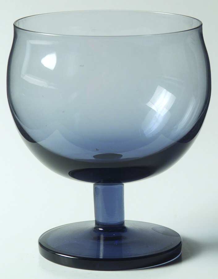 Capers Blue Water Goblet by Block-1