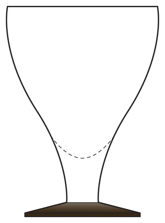 Mode Brown Water Goblet by Bryce-1