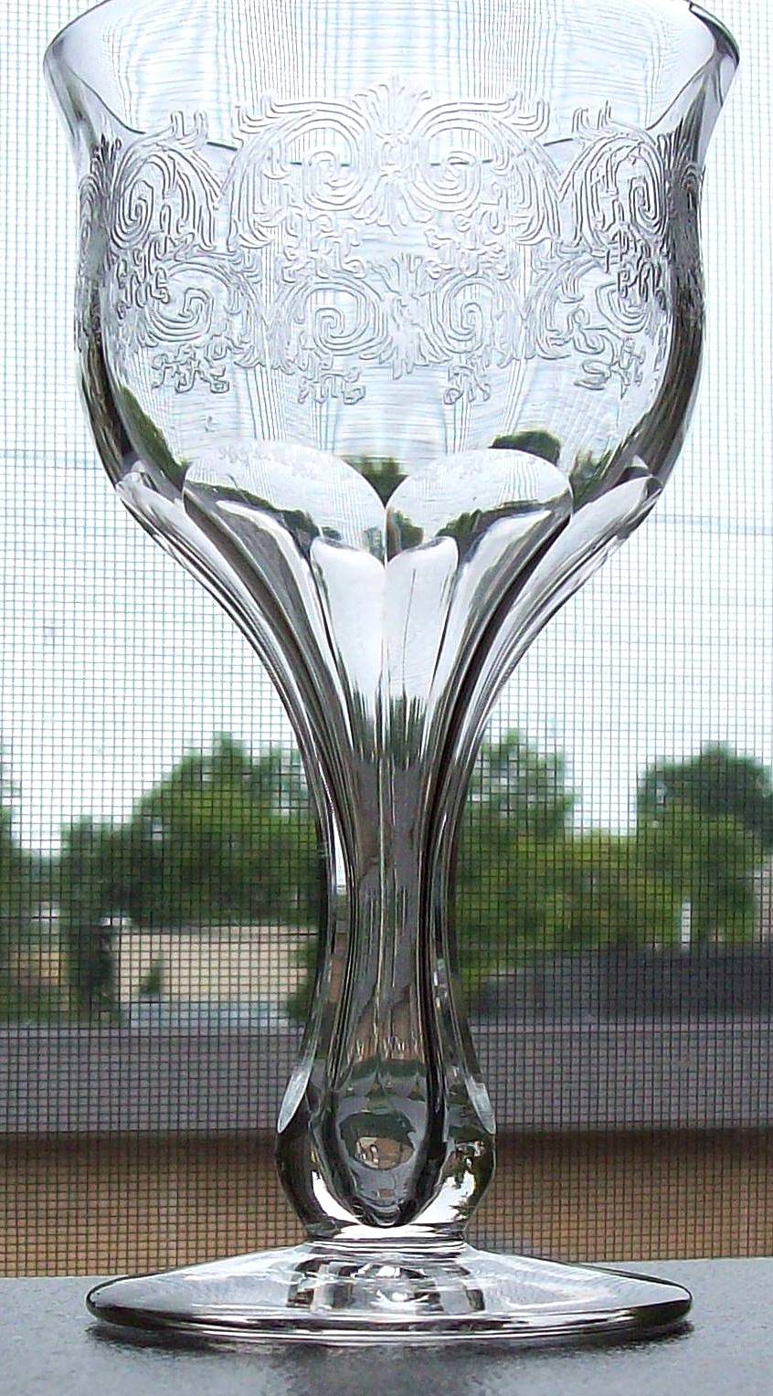 Etch 305 Tall Hollow Stem Champagne by Bryce-1