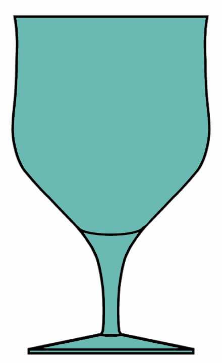 Ballet Aqua Water Goblet by Bryce-1