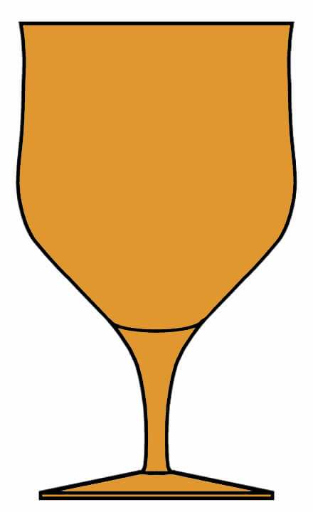 Ballet Topaz Water Goblet by Bryce-1