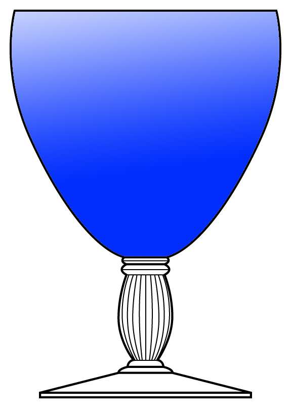 Delhi Cobalt Water Goblet by Bryce-1