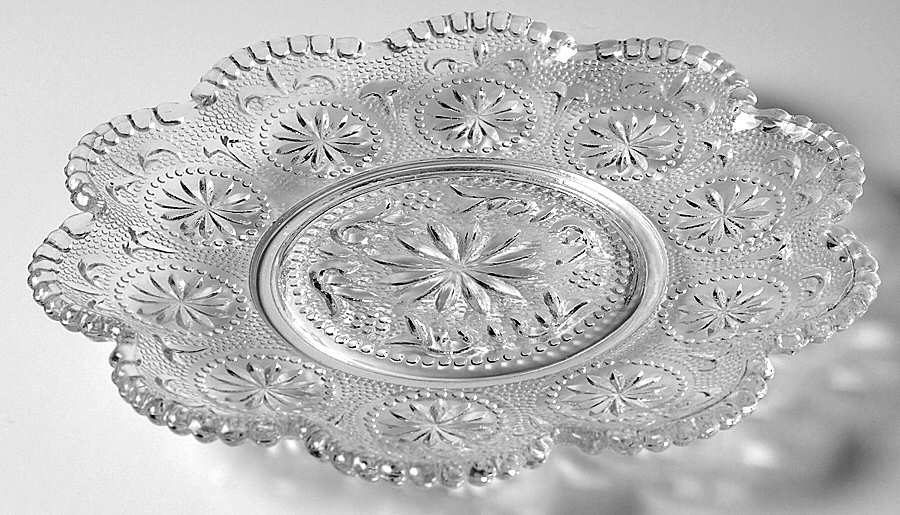 American Concord Clear Bread & Butter Plate by Brockway Glass Co.-1
