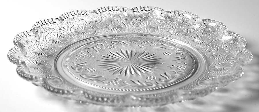 American Concord Clear Dinner Plate by Brockway Glass Co.-1