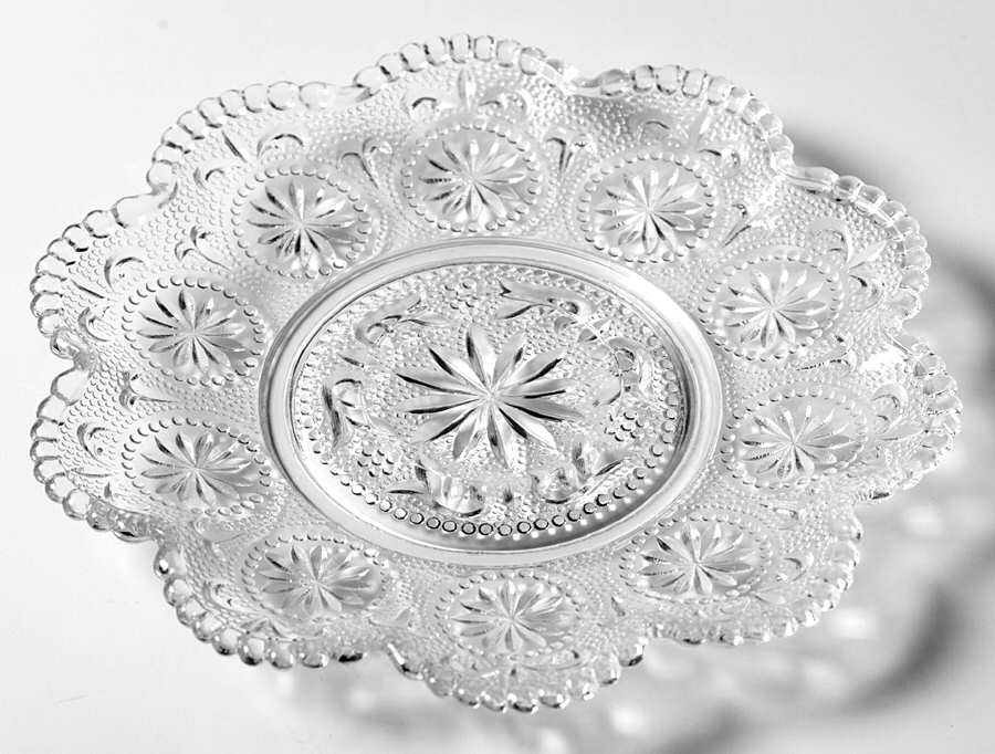 American Concord Clear Saucer Only by Brockway Glass Co.-1