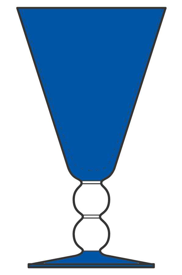 737 Cobalt Water Goblet by Bryce-1