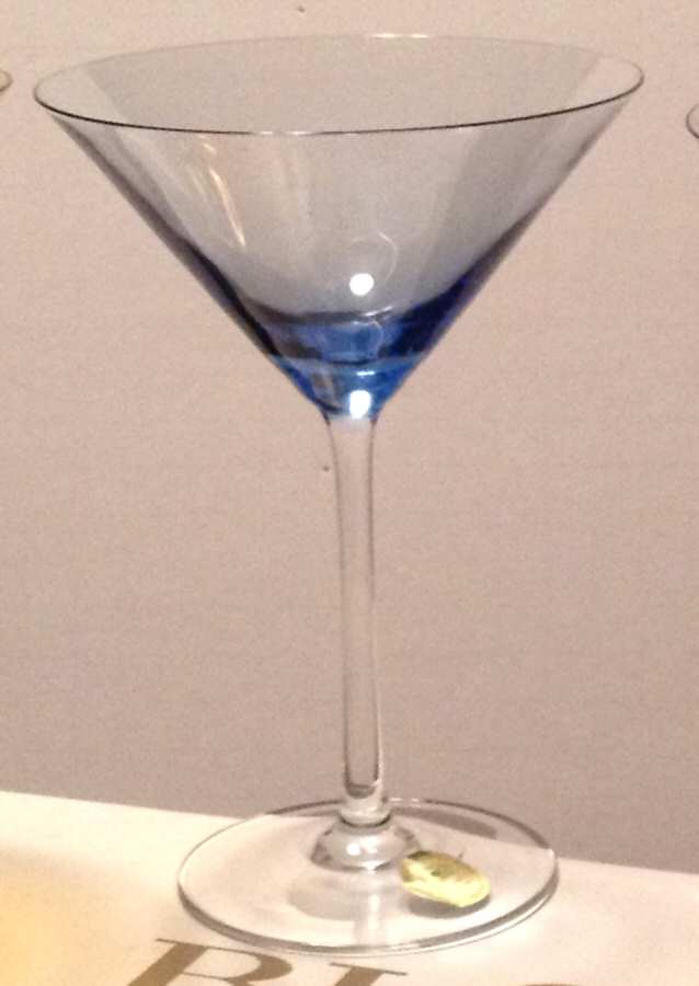 Carousel Blue Martini Glass by Block-1