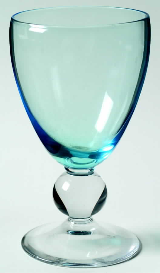 Contour Cerealan Blue (Blue Bowl) Water Goblet by Bryce-1