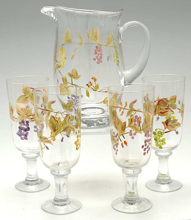 Napa Valley (5 Piece) Iced Tea Set (Pitcher & 4 Iced Tea) by Block-1