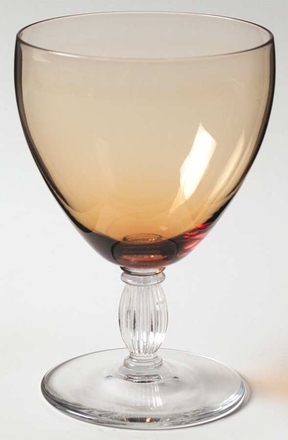 Delhi Amber Water Goblet by Bryce-1