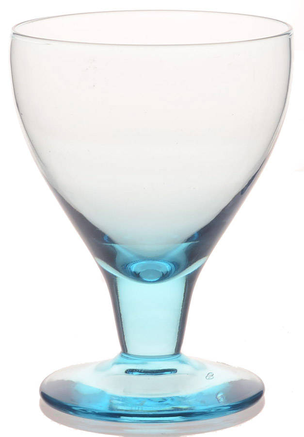 Mode Cerulean Blue Water Goblet by Bryce-1