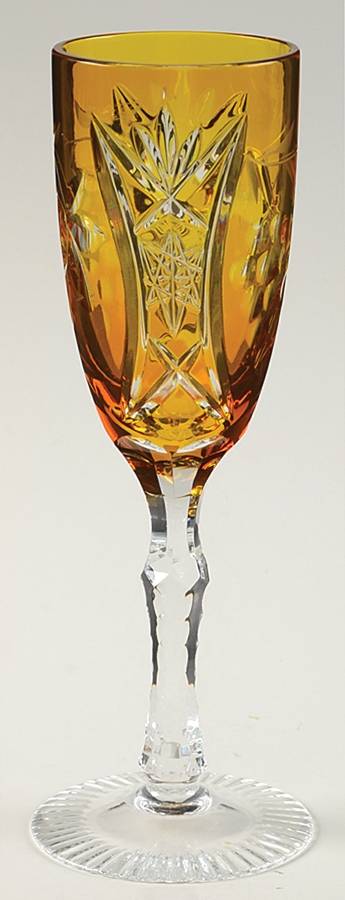 Vineyard Grape Amber Fluted Champagne by Bayel-1