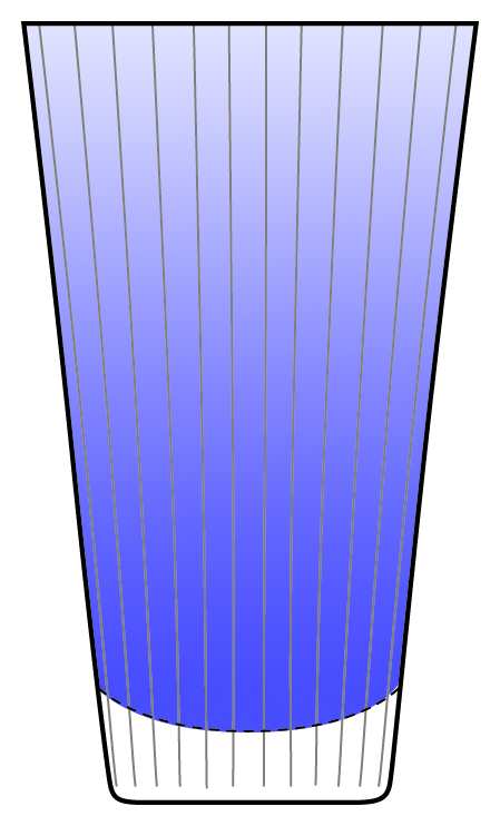 Portfolio Blue Highball Glass by Block-1