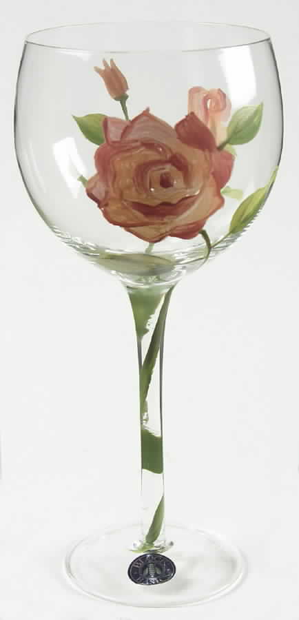 Vintage Rose Balloon Wine by Block-1