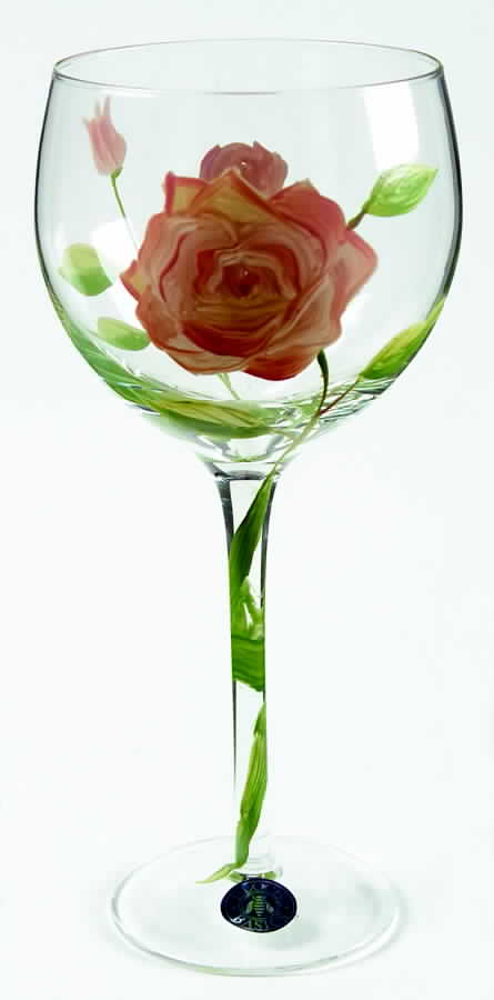 Vintage Rose Balloon Wine by Block-1