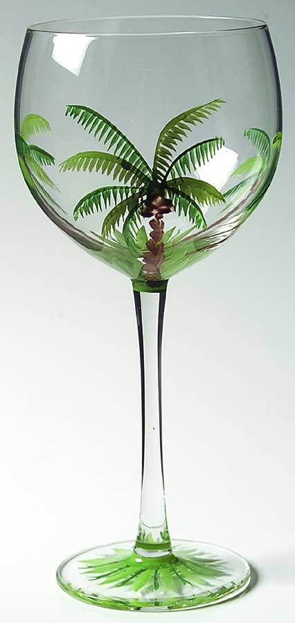 Palm Breeze Water Goblet by Block-1