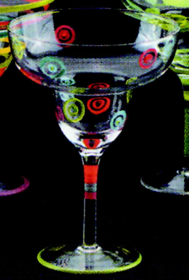 Sunset Margarita Glass by Block-1