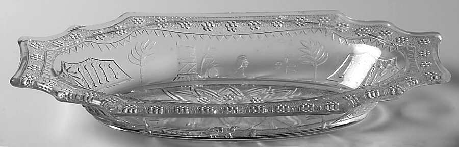 Egyptian Pickle Dish by Boston & Sandwich-1