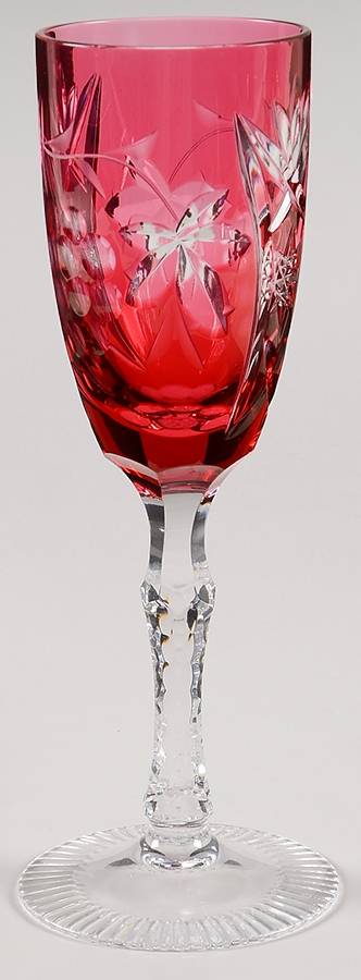 Vineyard Grape Cranberry Fluted Champagne by Bayel-1