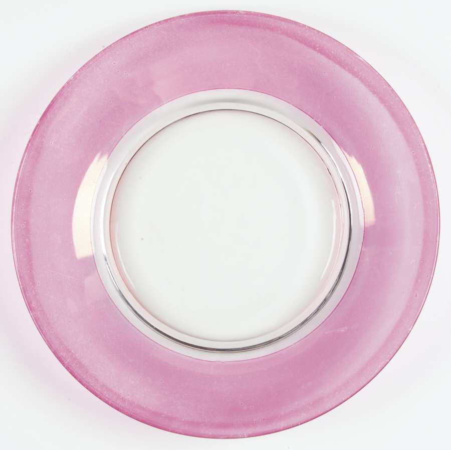 895 Cranberry Flash Luncheon Plate by Bryce-1