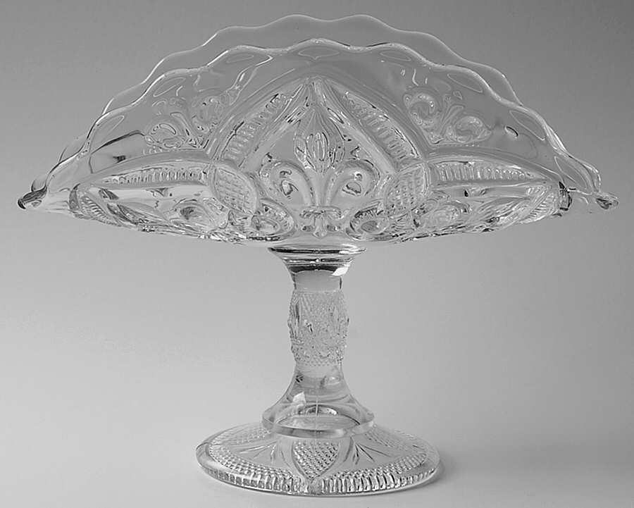 Arched Fleur De Lis Clear Banana Stand by Bryce-1