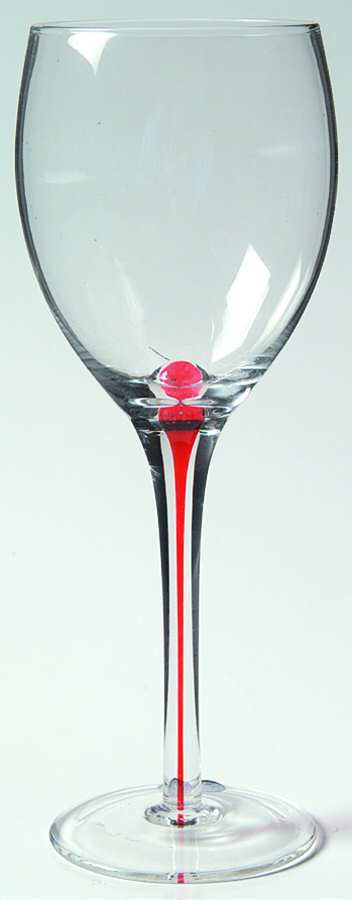 Artesia Red Water Goblet by Block-1