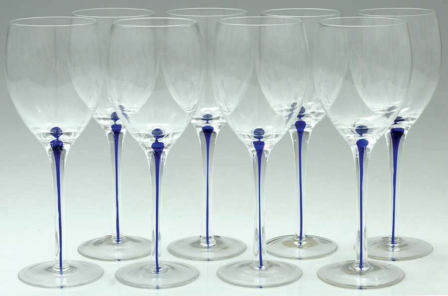 Artesia Blue Water Goblet - Set of 8 by Block-1