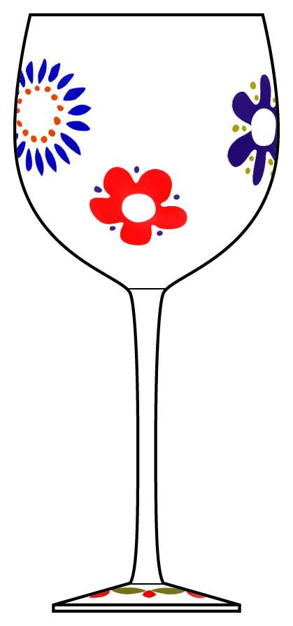 Flower Power Balloon Wine by Block-1
