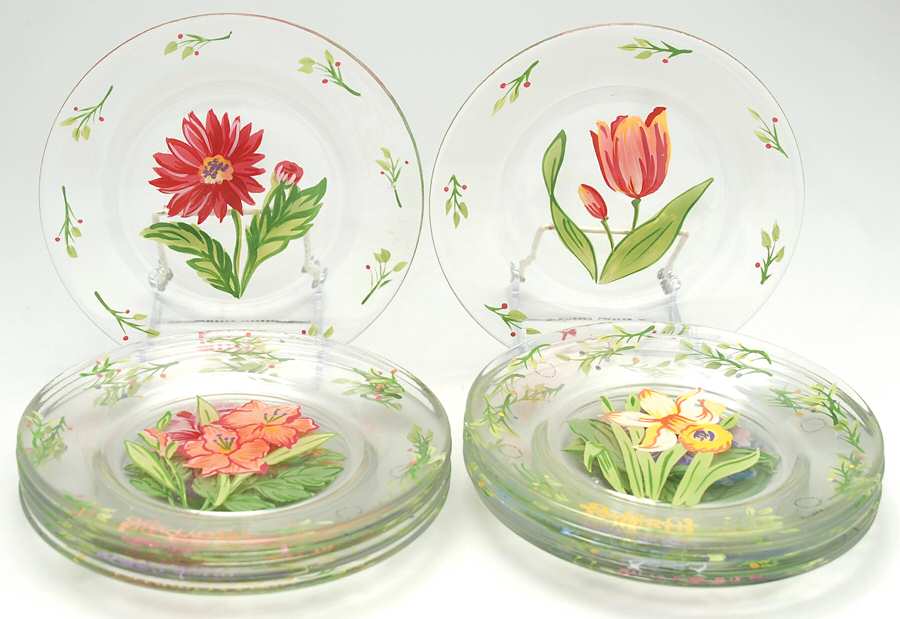 Flower Shop 7" Salad Plate (Set of 12 Motifs) by Block-1