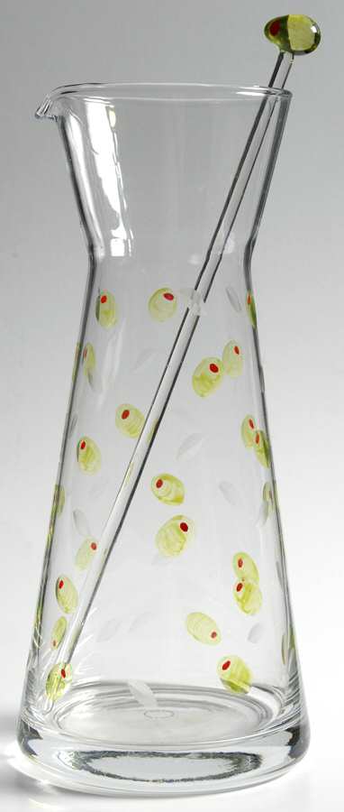 Pimento Martini Pitcher with Stirrer by Block-1