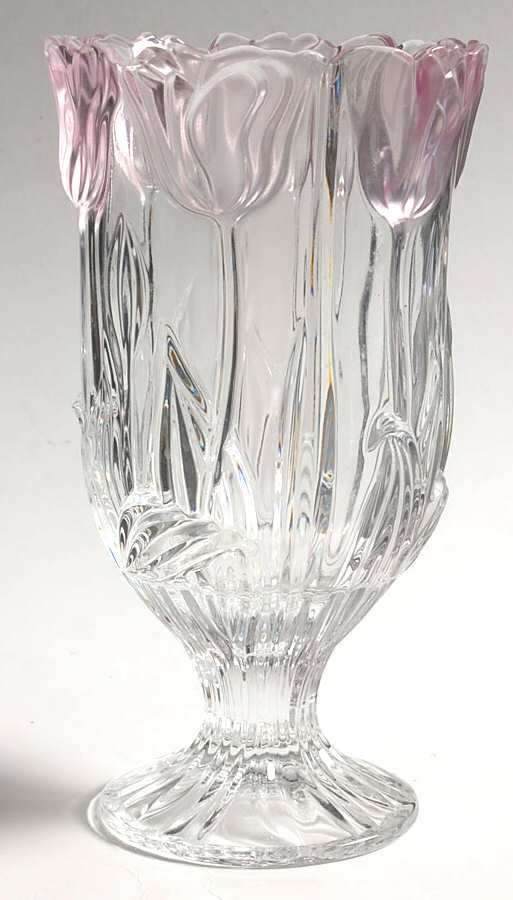 Tulip Amethyst 1 Piece Open Hurricane/Vase by Block-1