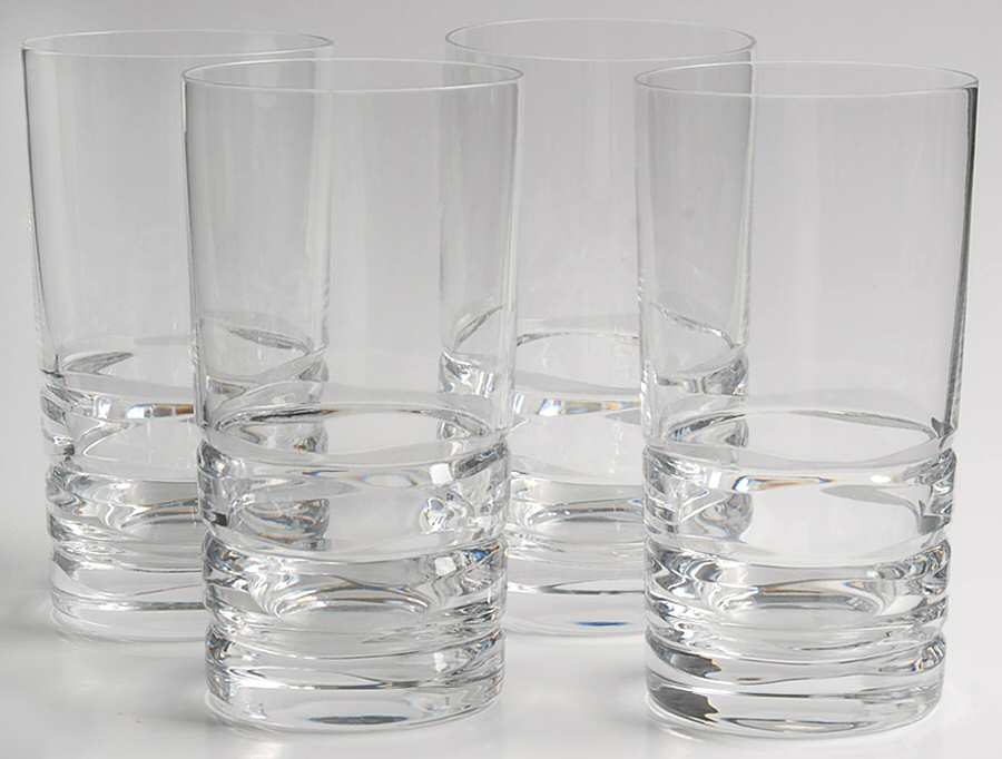 Wave Highball - Set of 4 by Block-1