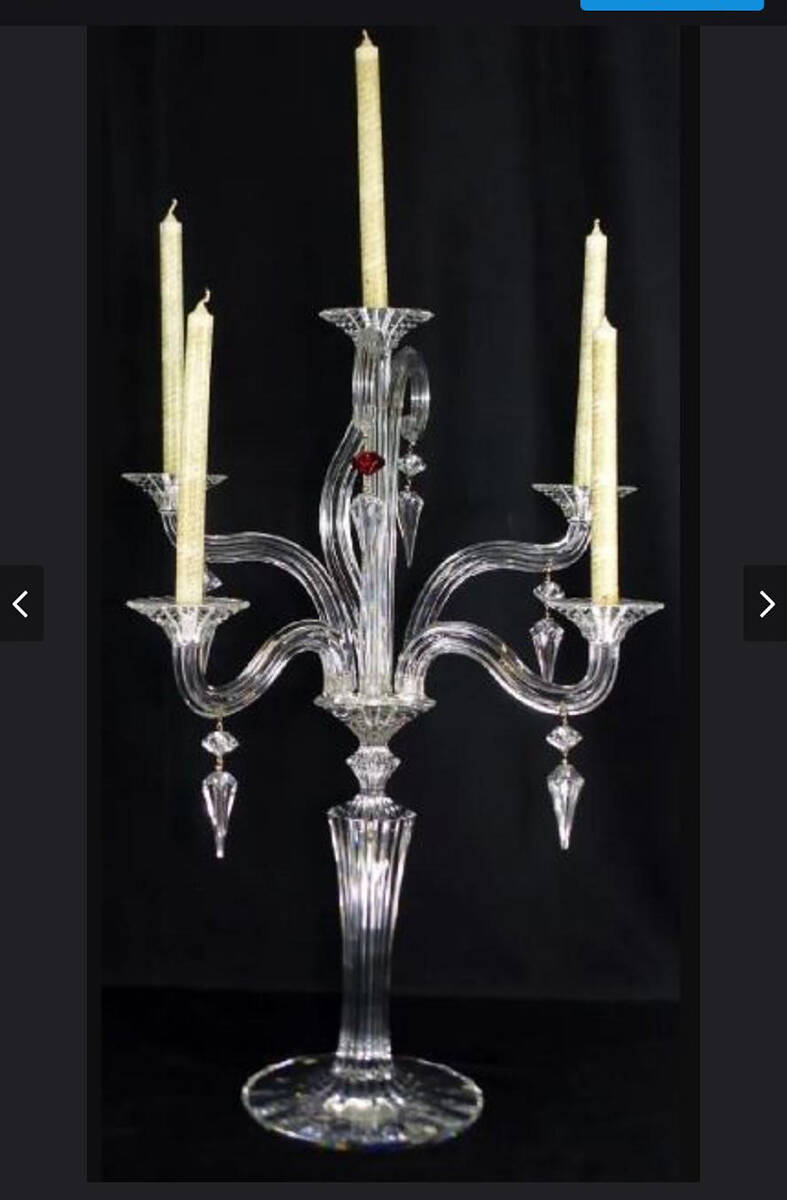 Mille Nuits 5 Light Candelabra by Baccarat-1