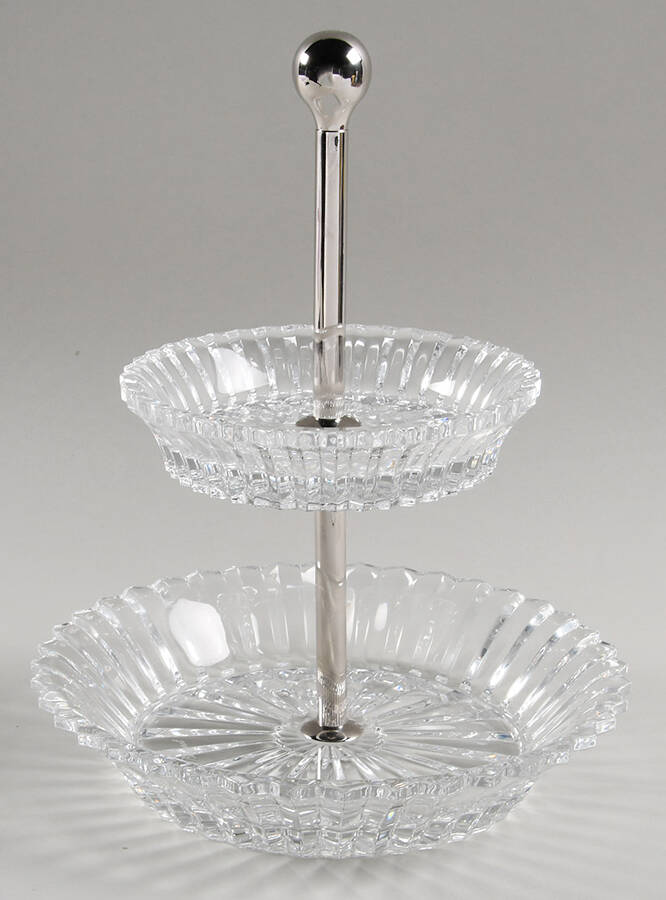 Mille Nuits 2 Tier Serving Tray by Baccarat-1