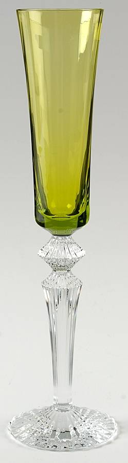 Mille Nuits Olive Green Fluted Champagne by Baccarat-1
