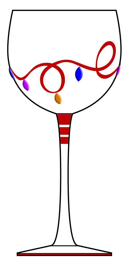 Holiday Lights Balloon Wine by Block-1