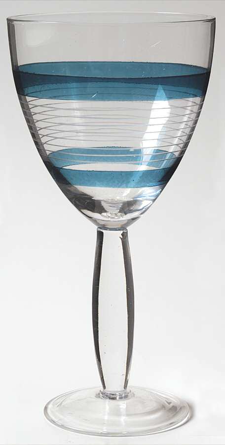 Tier Blue Water Goblet by Block-1