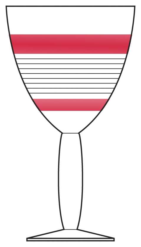 Tier Red Water Goblet by Block-1