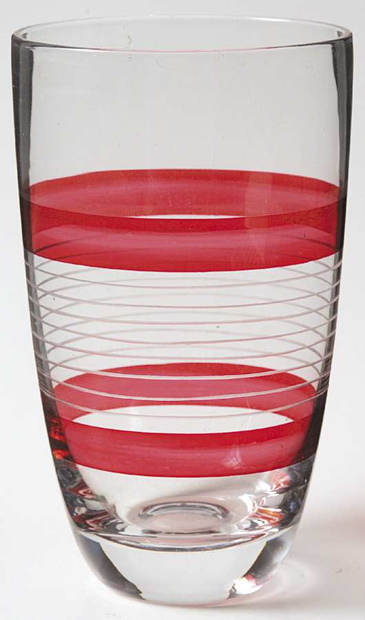 Tier Red Highball Glass by Block-1