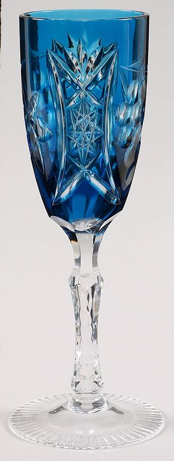 Vineyard Grape Aqua Fluted Champagne by Bayel-1